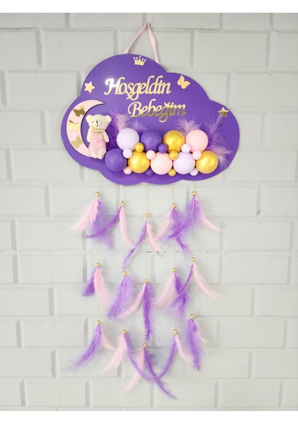 Bebek Kapı Süsü Bebek Odası Dekor Duvar Pano