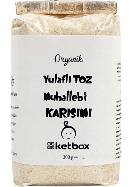 Organik Yulaflı Bebek Muhallebisi Karışımı 300 gr Ek Gıda +6 Ay