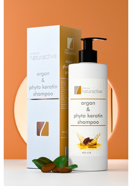 Argan Yağı & Phyto Keratin Şampuan, 400 ML