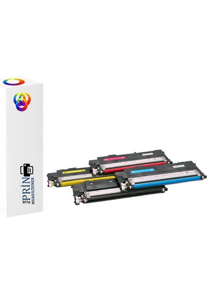 Samsung CLT-K407 / Samsung CLX-3185FW Uyumlu 1 Set Muadil Toner