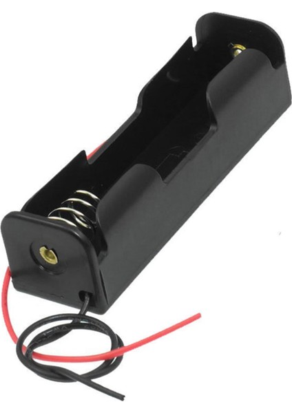 Tekli 1 Li 18650 Pil Yuvası Kablolu Tutucu 3.7V Pil Şarj Kutusu