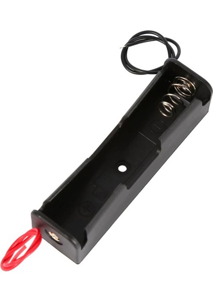 Tekli 1 Li 18650 Pil Yuvası Kablolu Tutucu 3.7V Pil Şarj Kutusu