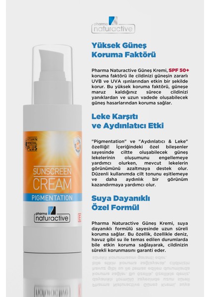 Pharmanaturactive Güneş Lekelerine Karşı Etkili Güneş Kremi, 100 ML fiyatları