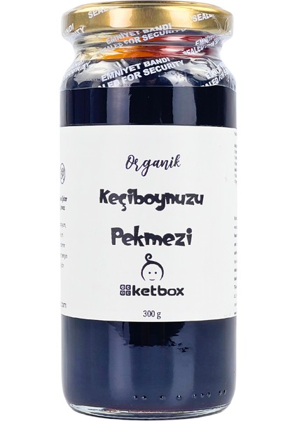 Organik Keçiboynuzu (Harnup) Pekmezi Soğuk Sıkım 300 Gr