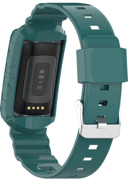 Fitbit Charge 4 Için Silikon Tek Vücut Zırhı Saat Kayışı (Yurt Dışından) modelleri