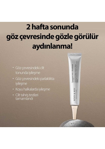 Tranexamic Acid+Glutathion Koyu Halka Karşıtı Aydınlatıcı Göz Çevresi Kremi 30 ml