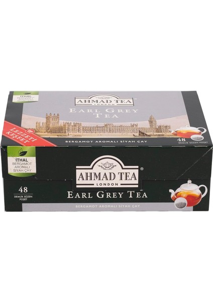 Ahmad Tea Demlik Poşet Çay - Earl Grey 40'li