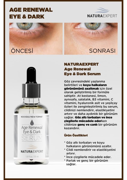Age Renewel Eye & Dark Serum, 30 ML fiyatları