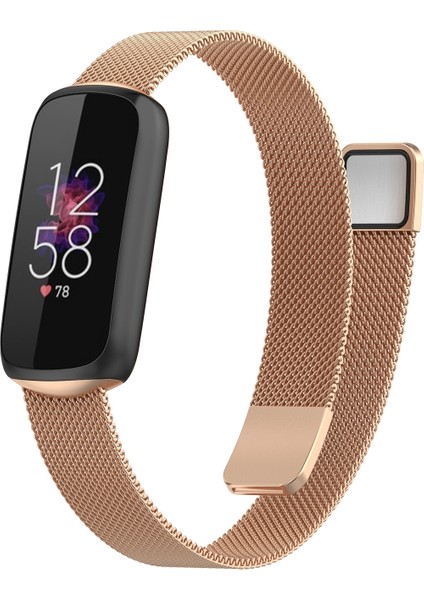 Fit Luxe Özel Sürüm Metal Kordonlu Saat Için (Yurt Dışından)