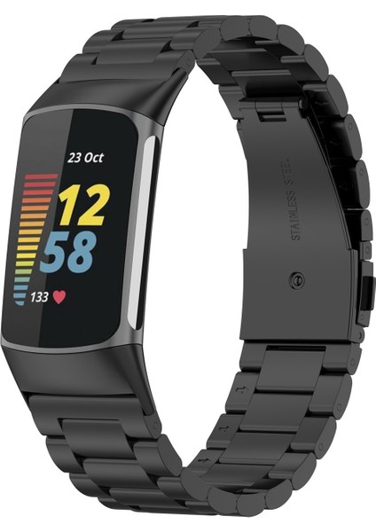 Fit Charge 5 Üç Boncuklu Paslanmaz Çelik Kayış Için (Yurt Dışından) modelleri