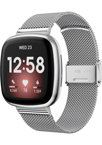 Fitbit Versa 4 / Sense 2 Için Metal Saat Bandı (Yurt Dışından)