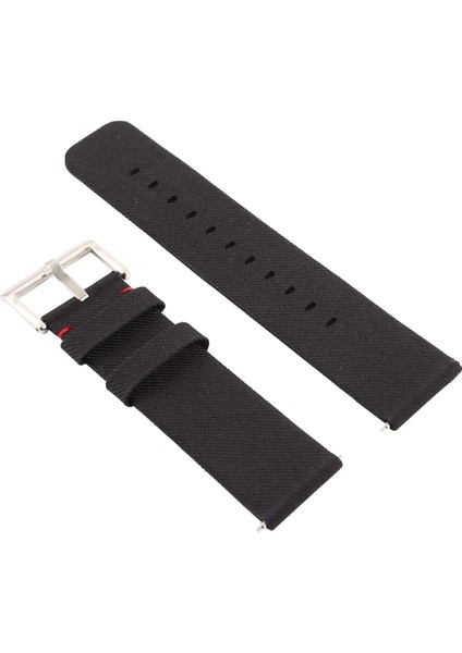 Fit Versa / Versa 2 (Koyu Kırmızı) Için Basit Moda Kanvas Saat Kordonu (Yurt Dışından)