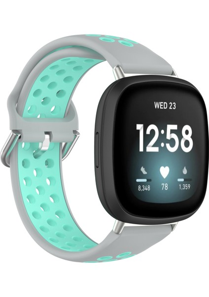Fit Versa 4 / Sense 2 Için Silikon Saat Bandı Fitbit Versa 4 / Sense 2 Için (Yurt Dışından)