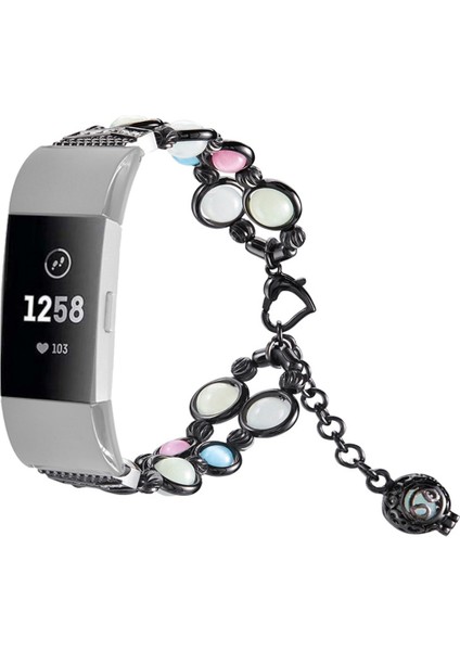 Fitbit Charge 5 Için Fit Charge 5 Için Akik Boncuk Kordonlu Saat (Yurt Dışından)