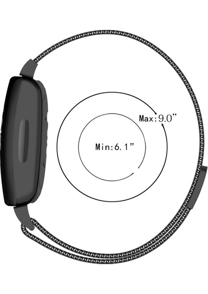 Fit Inspire 2 Milanese Kordonlu Saat Için (Yurt Dışından) fiyatları
