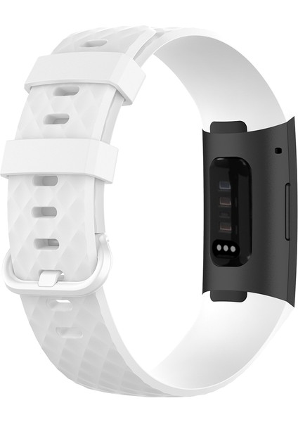 Fit Charge 4 / Charge 3 / Charge 3 Se Için Renkli Tokalı Tpu Bilek Kayışı Saat Bandı, Boyut: S(Beyaz) (Yurt Dışından) fırsatları