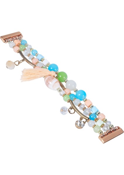 Fit Versa 3 / Sense Için Yuvarlak Boncuklu Zincirli Saat Kordonu (Yurt Dışından) fiyatları