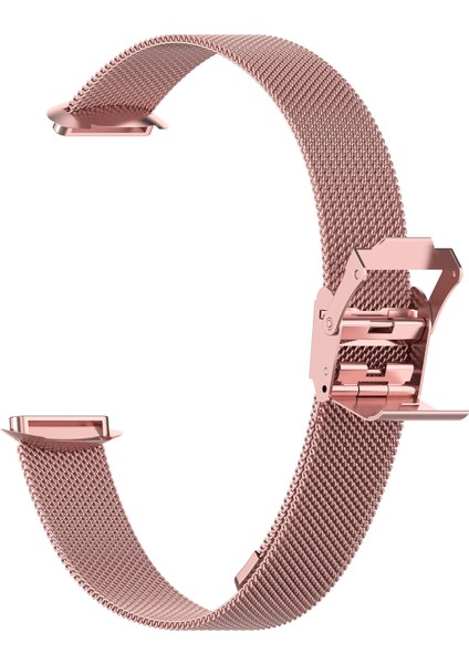 Fitbit Luxe Için Klipsli Metal Kordonlu Saat (Yurt Dışından)