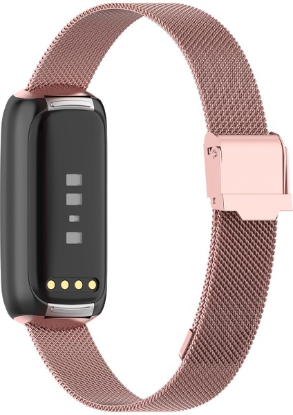 Fitbit Luxe Için Klipsli Metal Kordonlu Saat (Yurt Dışından) modelleri