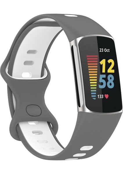 Fitbit Charge 5 Için Iki Renkli Silikon Kordonlu Saat (Yurt Dışından) fırsatları