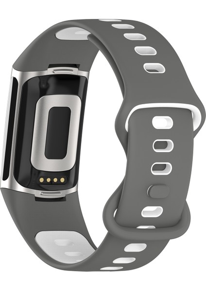 Fitbit Charge 5 Için Iki Renkli Silikon Kordonlu Saat (Yurt Dışından) indirimleri