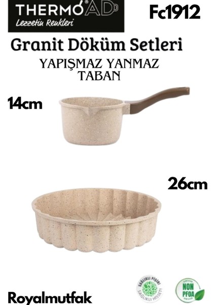 2'li Vizon Set (Tart Kalıbı-Sosluk&sütlük)