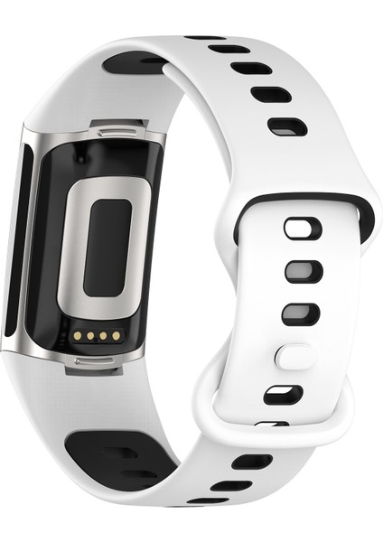 Fitbit Charge 5 Için Iki Renkli Silikon Kordonlu Saat (Yurt Dışından) indirimleri