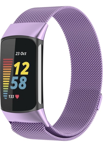 Fit Charge 5 Için Milano Manyetik Metal Kayış (Yurt Dışından)