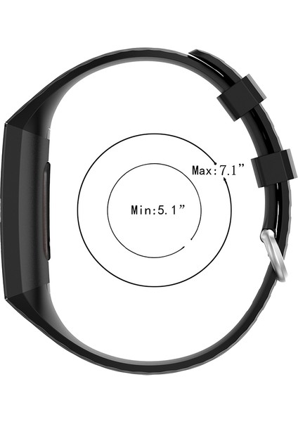 Fit Charge 4 / Charge 3 / Charge 3 Se Için 18MM Gümüş Renk Tokalı Tpu Bilek Kayışı Watch Band, Boyut: S(Beyaz) (Yurt Dışından) fiyatları
