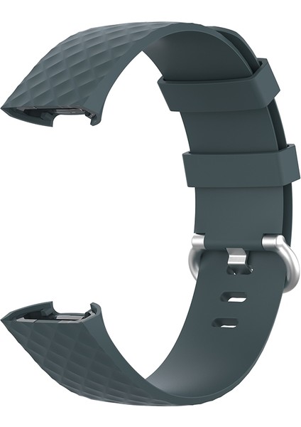 Fit Charge 4 / Charge 3 / Charge 3 Se Için 18MM Gümüş Renk Tokalı Tpu Bilek Kayışı Watch Band, Boyut: S(Beyaz) (Yurt Dışından) fırsatları