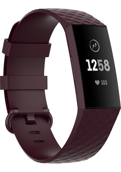 Fit Charge 4 / Charge 3 / Charge 3 Se Için Renkli Tokalı Tpu Bilek Kayışı Saat Bandı, Boyut: L(Beyaz) (Yurt Dışından)