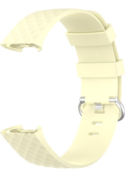 Fit Charge 4 / Charge 3 / Charge 3 Se Için 18MM Gümüş Renk Tokalı Tpu Bilek Kayışı Watch Band, Boyut: S(Beyaz) (Yurt Dışından) fırsatları