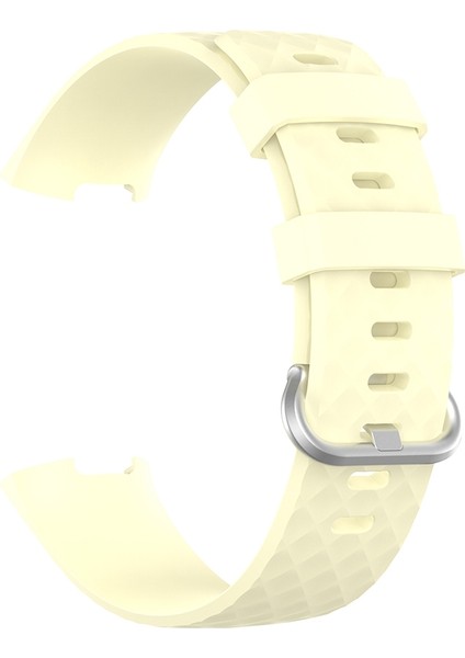 Fit Charge 4 / Charge 3 / Charge 3 Se Için 18MM Gümüş Renk Tokalı Tpu Bilek Kayışı Watch Band, Boyut: S(Beyaz) (Yurt Dışından) indirimleri