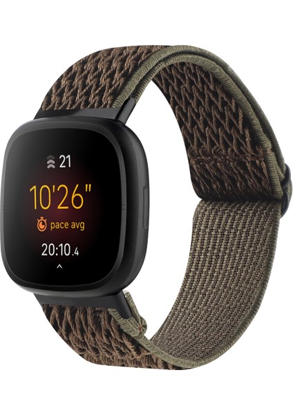 Fitbit Versa 4 / Sense 2 Için Naylon Saat Bandı (Yurt Dışından)