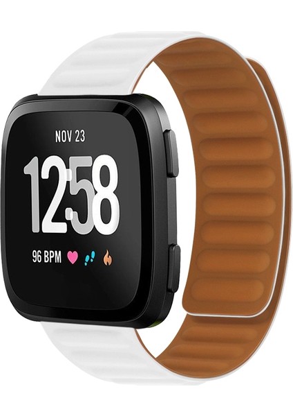 Fitbit Versa 4/3 / Sense 2 Için Silikon Manyetik Kayış (Yurt Dışından)