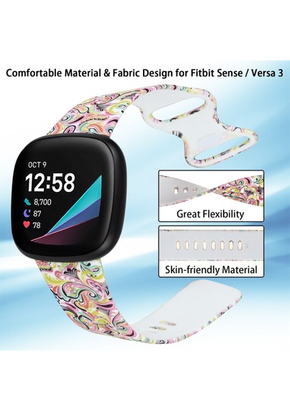 Fit Versa 3 Ing Kordonlu Saat Için (Yurt Dışından) modelleri