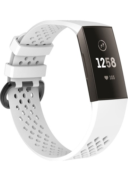 Fıt Charge 3 Için Kare Delikli Spor Bilek Kayışı (Yurt Dışından)