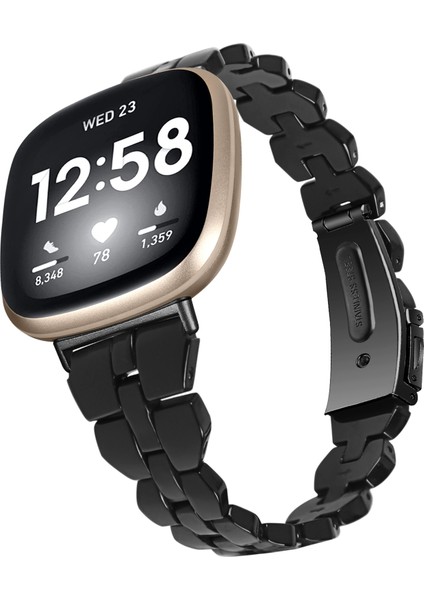 Fit Versa 4 / Sense 2 Için Reçine Saat Bandı Fitbit Versa 4 / Sense 2 Için (Yurt Dışından)