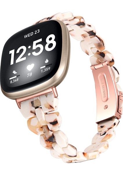 Fit Versa 4 / Sense 2 Için Reçine Saat Bandı Fitbit Versa 4 / Sense 2 Için (Yurt Dışından)