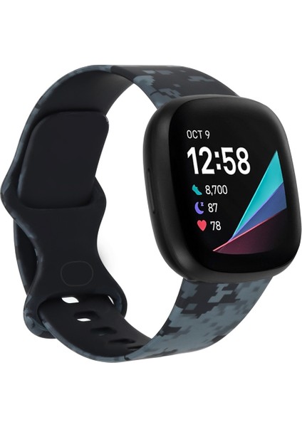 Fit Versa 3 Ing Kordonlu Saat Için (Yurt Dışından)