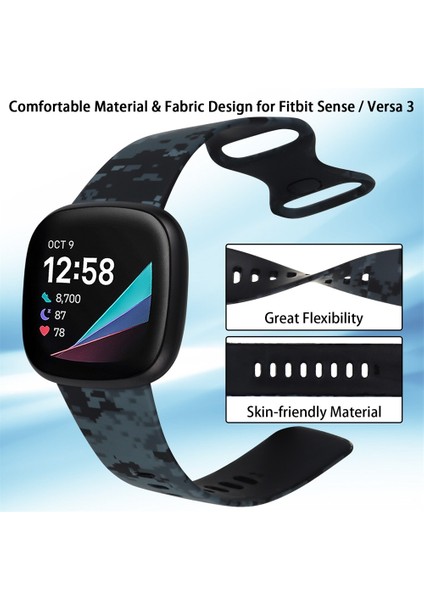 Fit Versa 3 Ing Kordonlu Saat Için (Yurt Dışından) modelleri