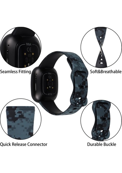 Fit Versa 3 Ing Kordonlu Saat Için (Yurt Dışından) fırsatları