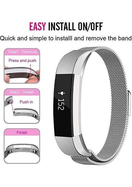 Fıt Alta Için Paslanmaz Ste Mıknatıs Kayışı, 170-236MM (Yurt Dışından) fiyatları