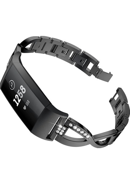 Fit Charge 3 Için Metal Ste Bilek Kayışı (Yurt Dışından)