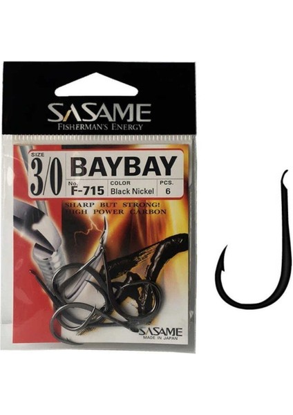 Bay Bay F-715 Serisi Olta Iğnesi No:3