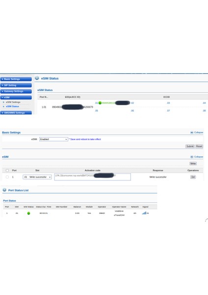 Ip Fct Cihazı 32 Kanal 256 Esım 4g