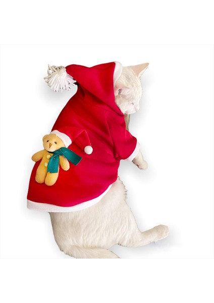Teddy Noel Kapşonlu Kedi Sweatshirt Xxl modelleri