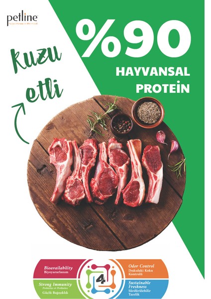 Hypoallergenic Kuzu Etli Yetişkin Kedi Maması 3KG ( 2 x 1.5Kg )