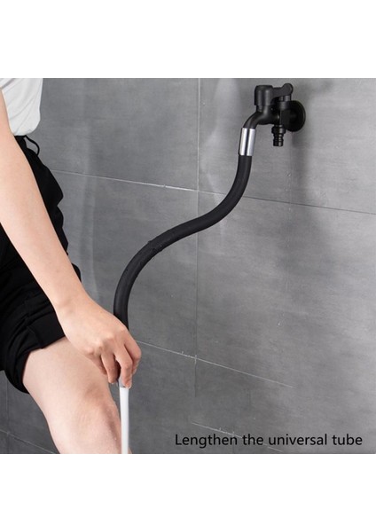 Beyaz 50CM Tarzı 360° Dönebilen Esnek Musluk Uzatma Aparatı Bağlantı Parçası ile Lavabo Başlığı Mutfak Musluk Uzatma Borusu (Yurt Dışından) indirimleri