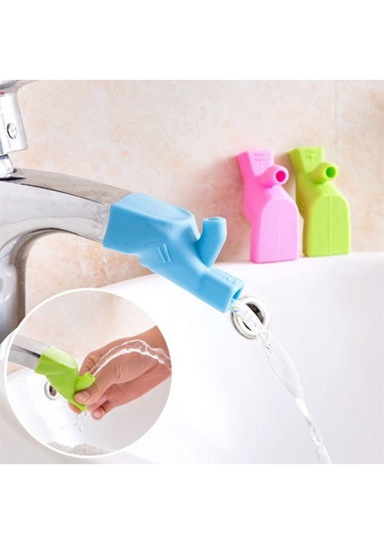 Pembe-1 Tarzı Güvenli Silikon Musluk Uzatıcı Çocuklar Için El Yıkama Yardımcısı Gıda Sınıfı Silikon Bebek Musluk Uzatıcı Çeşmesi (Yurt Dışından) modelleri